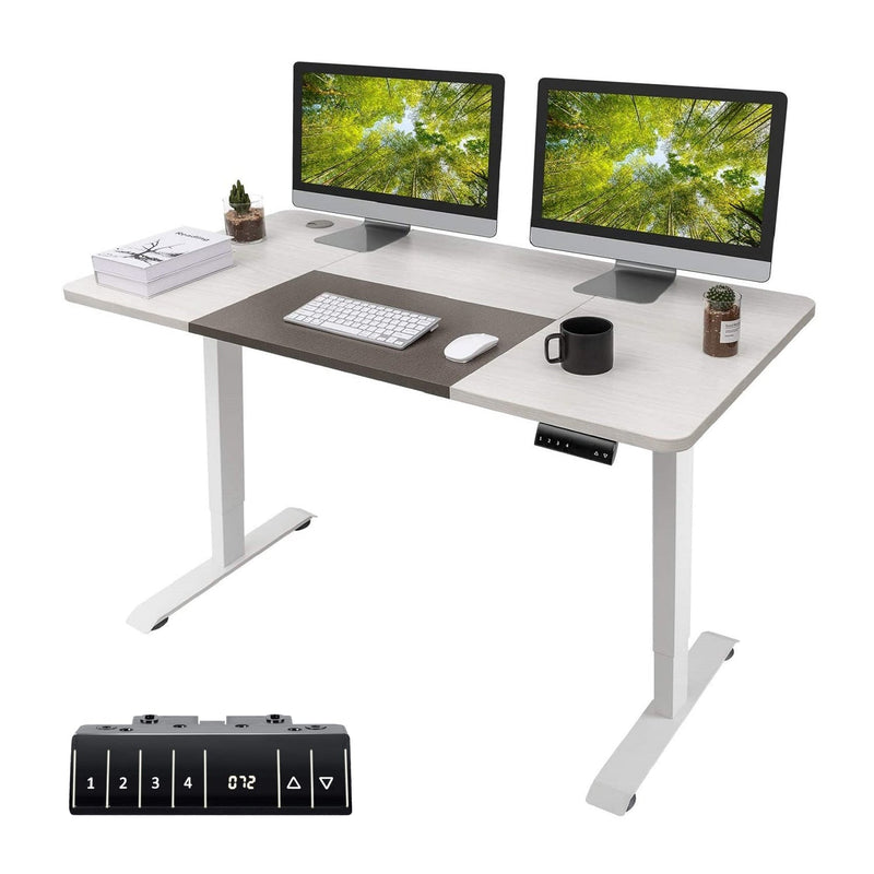 Homall Electric Height Adjustable Standing Desk Home Office Workstation, 55 Inches