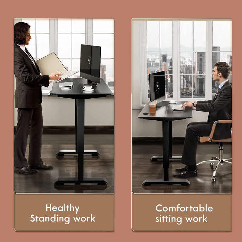 Homall Electric Standing Desk Height Adjustable Office Stand Desk with Preset Height Memory Controller, 47 Inches