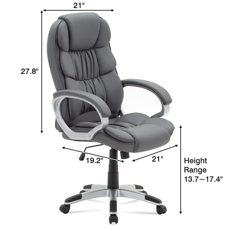Homall High Back Executive Leather Office Chair, Adjustable Swivel Computer Chair