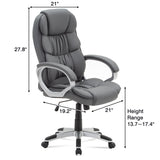 Homall High Back Executive Leather Office Chair, Adjustable Swivel Computer Chair