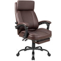 Homall High Back Office Chair, Executive Leather Desk Chair with Footrest