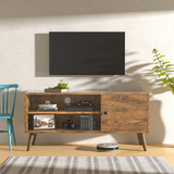Homall Mid-Century Retro TV Stand, Entertainment Center with Storage Cabinet