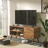 Homall Mid-Century Retro TV Stand, Entertainment Center with Storage Cabinet