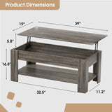 Homall Modern Lift Top Coffee Table
