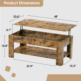 Homall Modern Lift Top Coffee Table