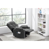 【For all your needs】Homall Power Lift Chair Assist Recliner, Fabric Recliner with Heated Vibration Massage & USB Outlet
