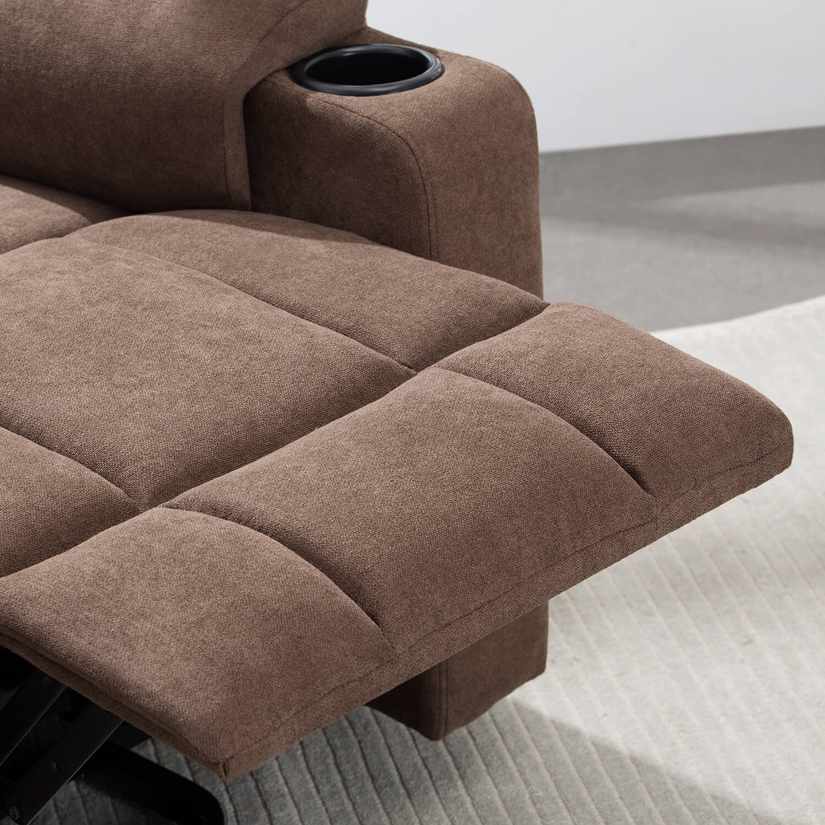 Cloth recliner with cup holder 2025