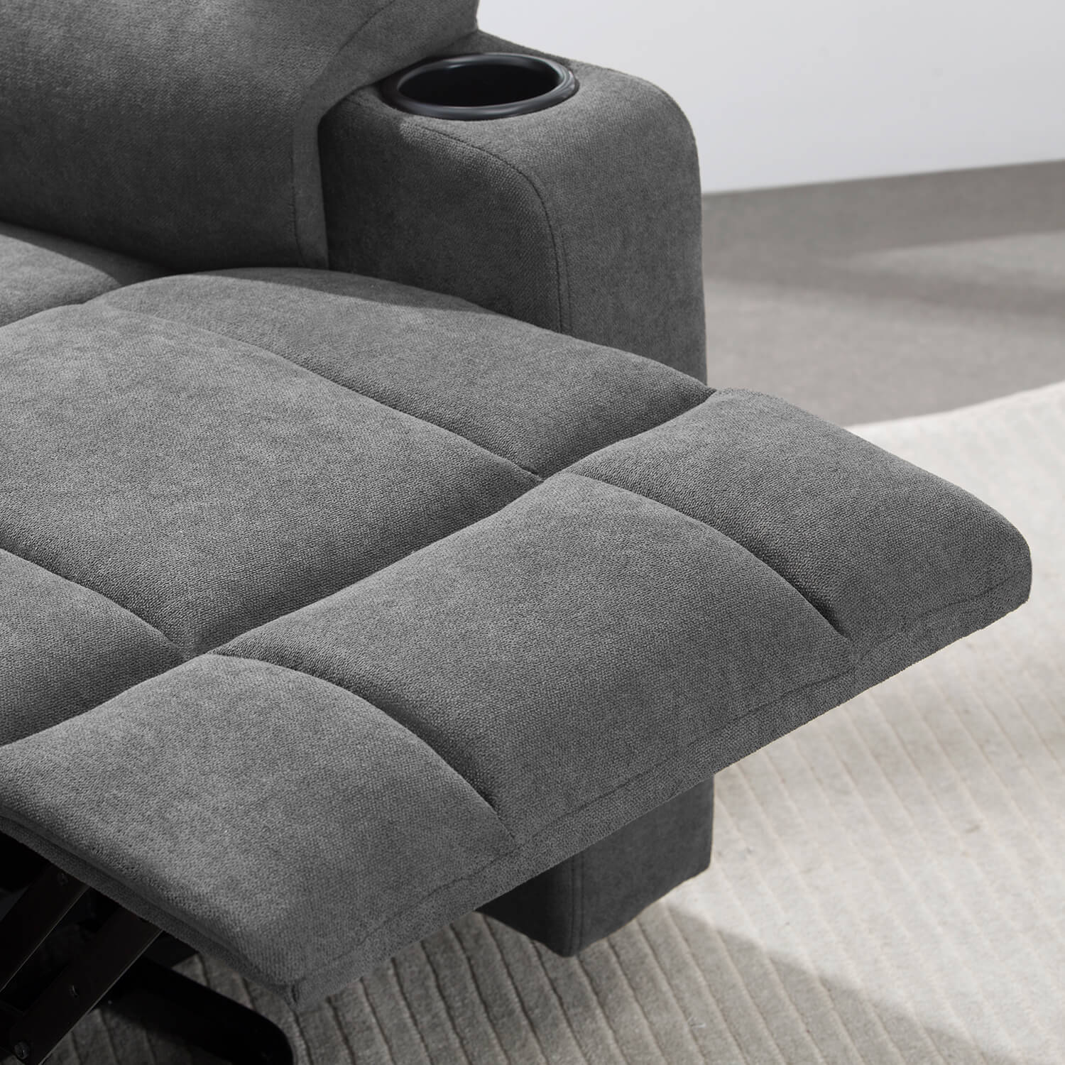 【For all your needs】Homall Power Lift Chair Assist Recliner, Fabric Recliner with Heated Vibration Massage & USB Outlet