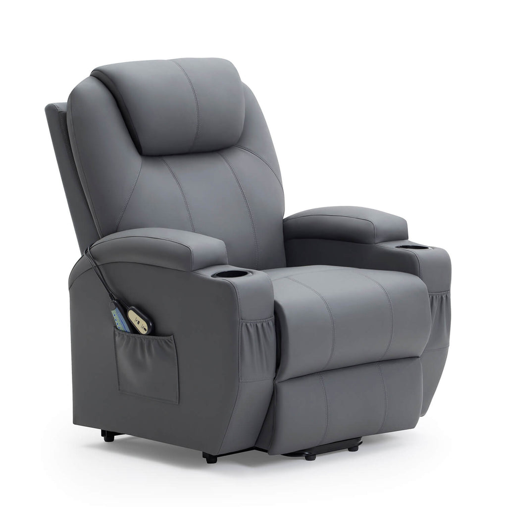 Homall Faux Leather Power Lift Recliner Chair with Massage and