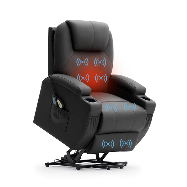 Homall Power Lift Recliner with Heat and Massage Functions PU