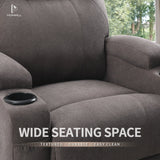 Homall Power Lift Recliner for Elderly with Heat and Massage Functions, PU Leather/Fabric Version