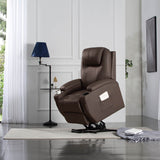 Homall Power Lift Recliner for Elderly with Heat and Massage Functions, PU Leather/Fabric Version