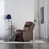 Homall Power Lift Recliner for Elderly with Heat and Massage Functions, PU Leather/Fabric Version