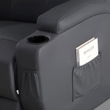 Homall Power Lift Recliner with Heat and Massage Functions, PU Leather/Fabric Version