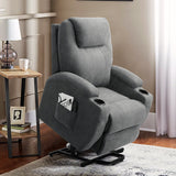 Homall Power Lift Recliner for Elderly with Heat and Massage Functions, PU Leather/Fabric Version
