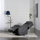 Homall Power Lift Recliner for Elderly with Heat and Massage Functions, PU Leather/Fabric Version