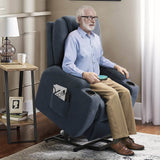Homall Power Lift Recliner for Elderly with Heat and Massage Functions, PU Leather/Fabric Version