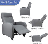 Homall PU Leather Recliner Home Theater Seating Living Room Chair