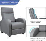 Homall PU Leather Recliner Home Theater Seating Living Room Chair
