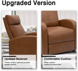 Homall PU Leather Recliner Home Theater Seating Living Room Chair