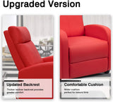Homall PU Leather Recliner Home Theater Seating Living Room Chair