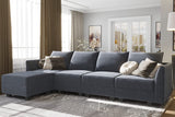 Homall Sectional Couch with Reversible Chaise, Modular Corner Sofa with Ottoman