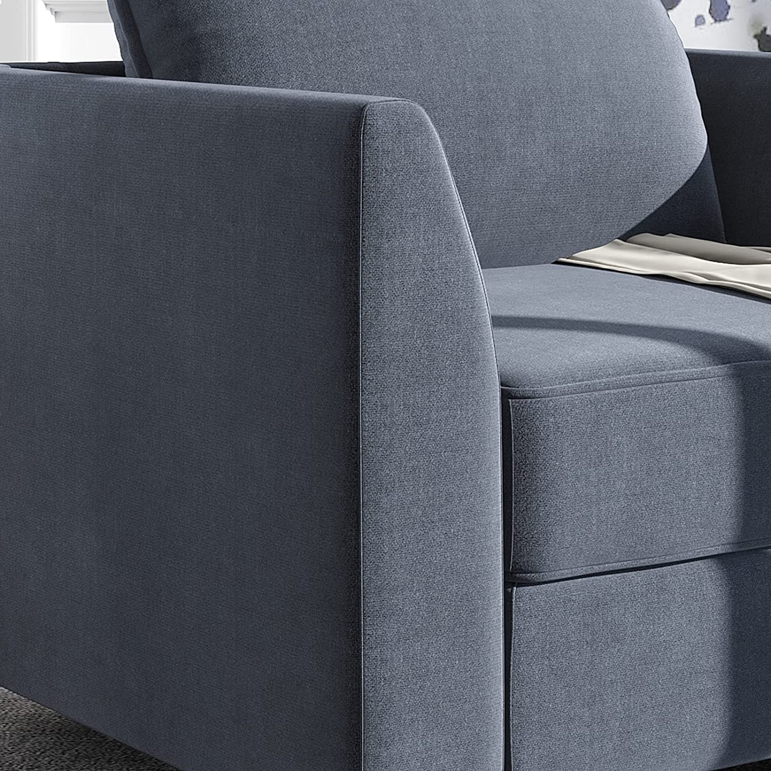 Homall Sectional Couch with Reversible Chaise, Modular Corner Sofa with Ottoman