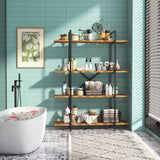 Homall 4-Tier Stainless Steel Etagere Bookshelf