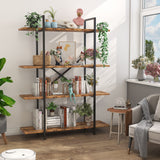 Homall 4-Tier Stainless Steel Etagere Bookshelf