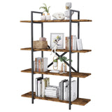 Homall 4-Tier Stainless Steel Etagere Bookshelf