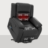 Homall PU Leather Electric Lift Recliner Chair with Dual USB Charging, Heating & Massage