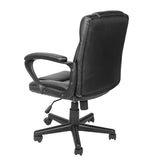 Youme Mid Back Office Chair Computer Chair PU Leather Executive Desk Chair