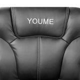 Youme Mid Back Office Chair Computer Chair PU Leather Executive Desk Chair