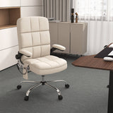 Homall Fabric Office Chair with Massage Function, Adjustable Tilt Angle and Flip-up Arms Executive Computer Chair