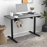 Homall Height Adjustable Electric Standing Desk 43"/55"/63" Computer Table, Home Office Workstation