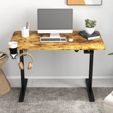 Homall Height Adjustable Electric Standing Desk 43"/55"/63" Computer Table, Home Office Workstation