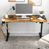 Homall Height Adjustable Electric Standing Desk 43"/55"/63" Computer Table, Home Office Workstation