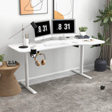Homall Height Adjustable Electric Standing Desk 43"/55"/63" Computer Table, Home Office Workstation