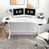 Homall Height Adjustable Electric Standing Desk 43"/55"/63" Computer Table, Home Office Workstation