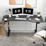 Homall Height Adjustable Electric Standing Desk 43"/55"/63" Computer Table, Home Office Workstation