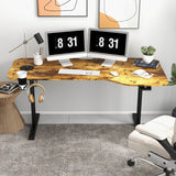 Homall Height Adjustable Electric Standing Desk 43"/55"/63" Computer Table, Home Office Workstation