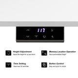 Homall Height Adjustable Electric Standing Desk 43"/55"/63" Computer Table, Home Office Workstation