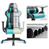 Homall Gaming Chair Racing Chair Computer Desk Chair with Headrest and Lumbar Support