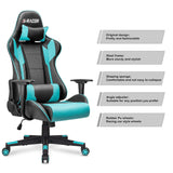 Homall Gaming Chair Racing Chair Computer Desk Chair with Headrest and Lumbar Support