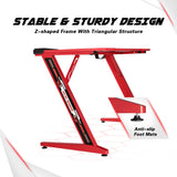 Homall Gaming Desk 44” Gaming Table Z Shape Gamer WorkStation