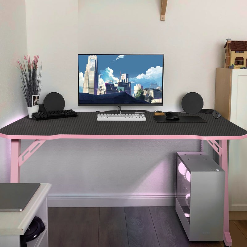 Homall Gaming Desk 44” Gaming Table Z Shape Gamer WorkStation