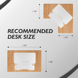 Homall 31“ Standing Desk Converter, Height Adjustable Stand up Desk Riser Home Office Desk with Deep Keyboard Tray for Laptop