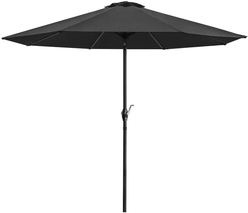 Homall 9 FT Patio Umbrella Outdoor Table Market Umbrella with Easy Push Button Tilt for Garden, Deck, Backyard and Pool